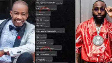 "He embarrassed me publicly, I couldn't enjoy the birth of my twins" - Leaked chats between Davido and Larry Gaga goes viral