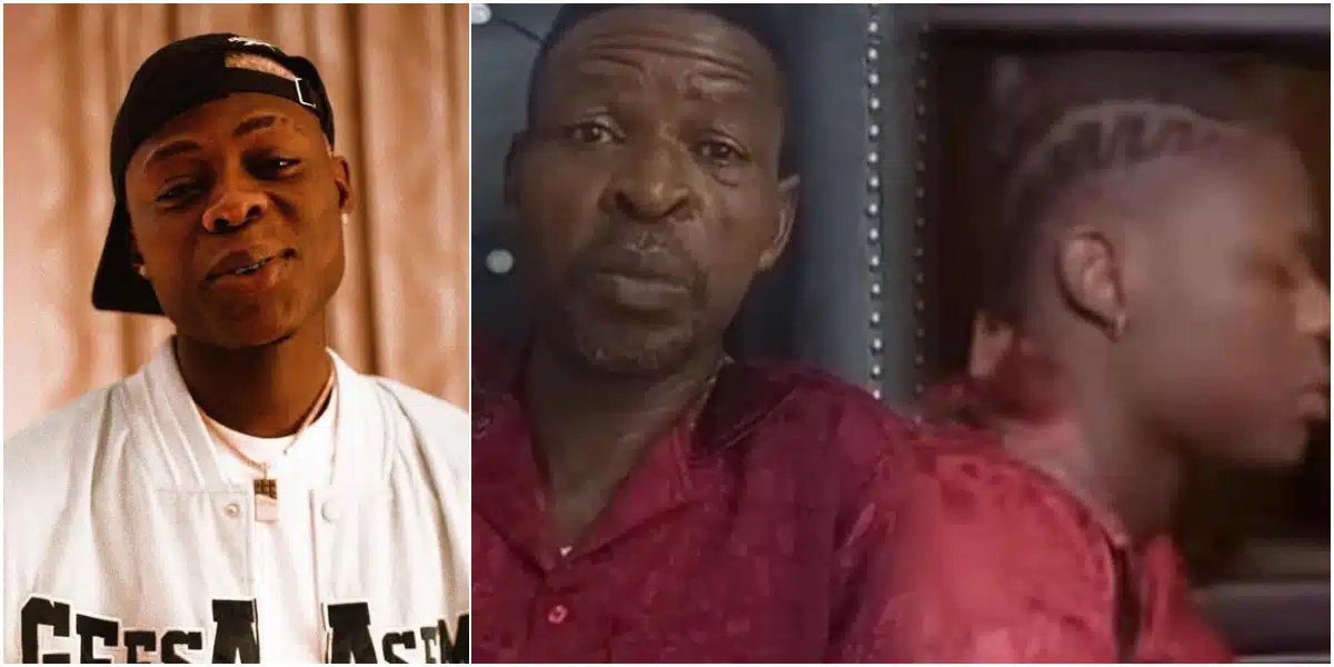 "Ee remain make e weave him hair" - Nigerians drag Mohbad's father for wearing his late son’s clothes