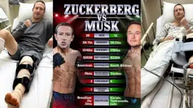 MMA fight Mark Zuckerberg tears ACL Elon Musk surgery