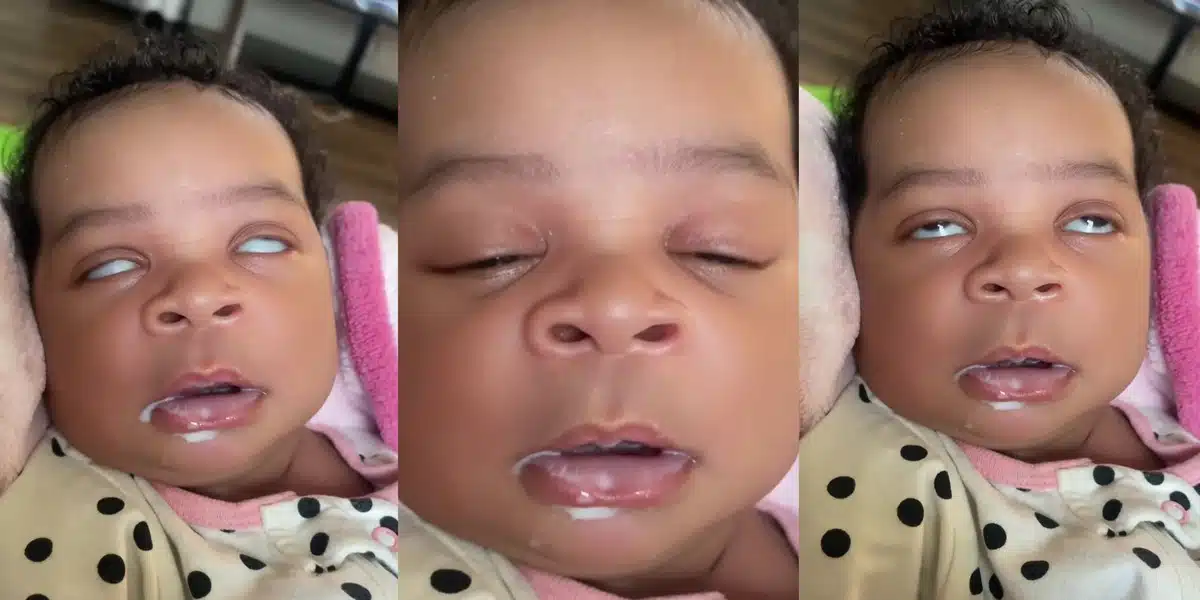 1-month-old baby TikTok excessive milk consumption