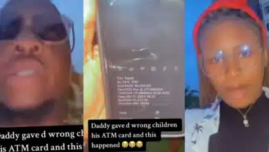 "Them half money in 2" - Man heartbroken as girlfriend lavish ₦18k on plate of food from ₦39k balance after giving her ATM