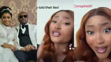 "They told lies but God favours me" – Israel DMW's wife unbothered as she vibes to gospel song amidst their fight