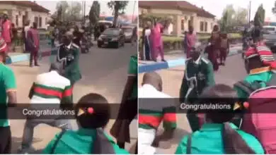 "If it's easy, try am" - Man overjoyed, dances energetically as he retires from the Nigerian Army