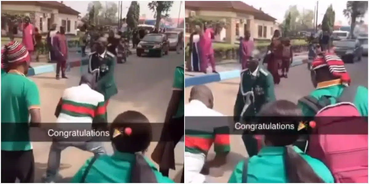 "If it's easy, try am" - Man overjoyed, dances energetically as he retires from the Nigerian Army