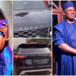 Mitchel Ihezue receives brand new Range Rover from step children following wedding ceremony