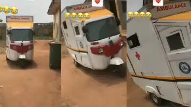 Corper PPA ambulance Keke tricycle