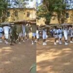 Corpers march mattresses heads