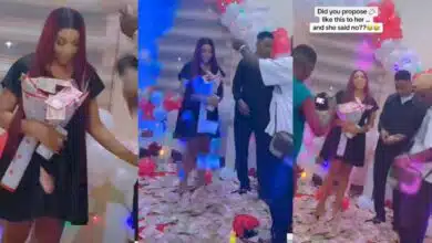Man girlfriend proposal money