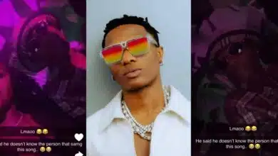 "I don't know him oo" - Moment Wizkid denies knowing who sang 'Holla At Your Boy' when asked in a club