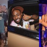 Davido allegedly ditched vehicles, trekked from Landmark Beach to Goodbeach to support Wizkid's in-law, DJ Skylaa