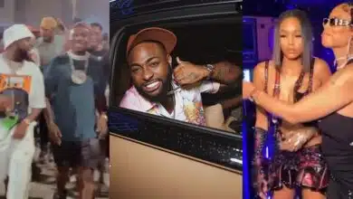 Davido allegedly ditched vehicles, trekked from Landmark Beach to Goodbeach to support Wizkid's in-law, DJ Skylaa