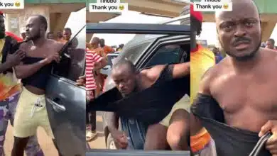 "Tinubu said 50% off, I paid 10K" - Driver evicts passenger who claimed Tinubu declared 50% discount on transport fare