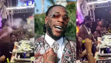 Burna Boy reportedly showers fans with ₦20 million naira cash at Christmas party