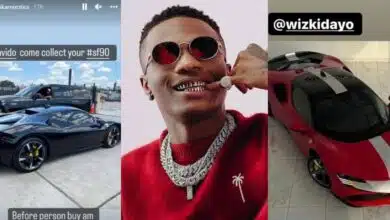 "Davido's 'past' is Wizkid's 'present' - Davido's 3-year-old Ferrari SF90 causes stir as Wizkid buys similar car for 1.4 billion