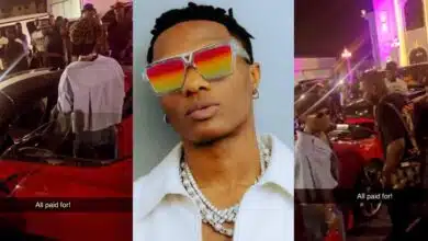 "All paid for" - Wizkid flaunts ₦1.4 billion Ferrari SF90