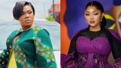 "I Admire Your Strength" – Debbie Shokoya leaves Mercy Aigbe emotional with a heartfelt tribute, she reacts