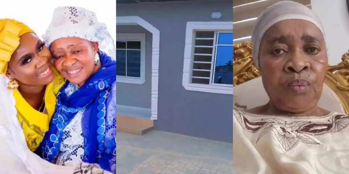"I never take for granted all that you have for me"– Olayinka Solomon gifts her mother a brand new house to mark her birthday