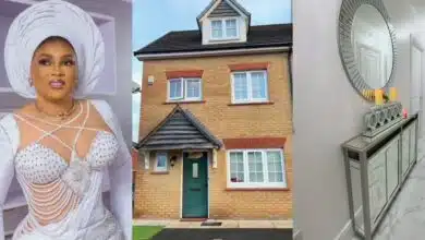 "God did it again" – Regina Chukwu celebrates her sister as she acquires multimillion naira house in the UK