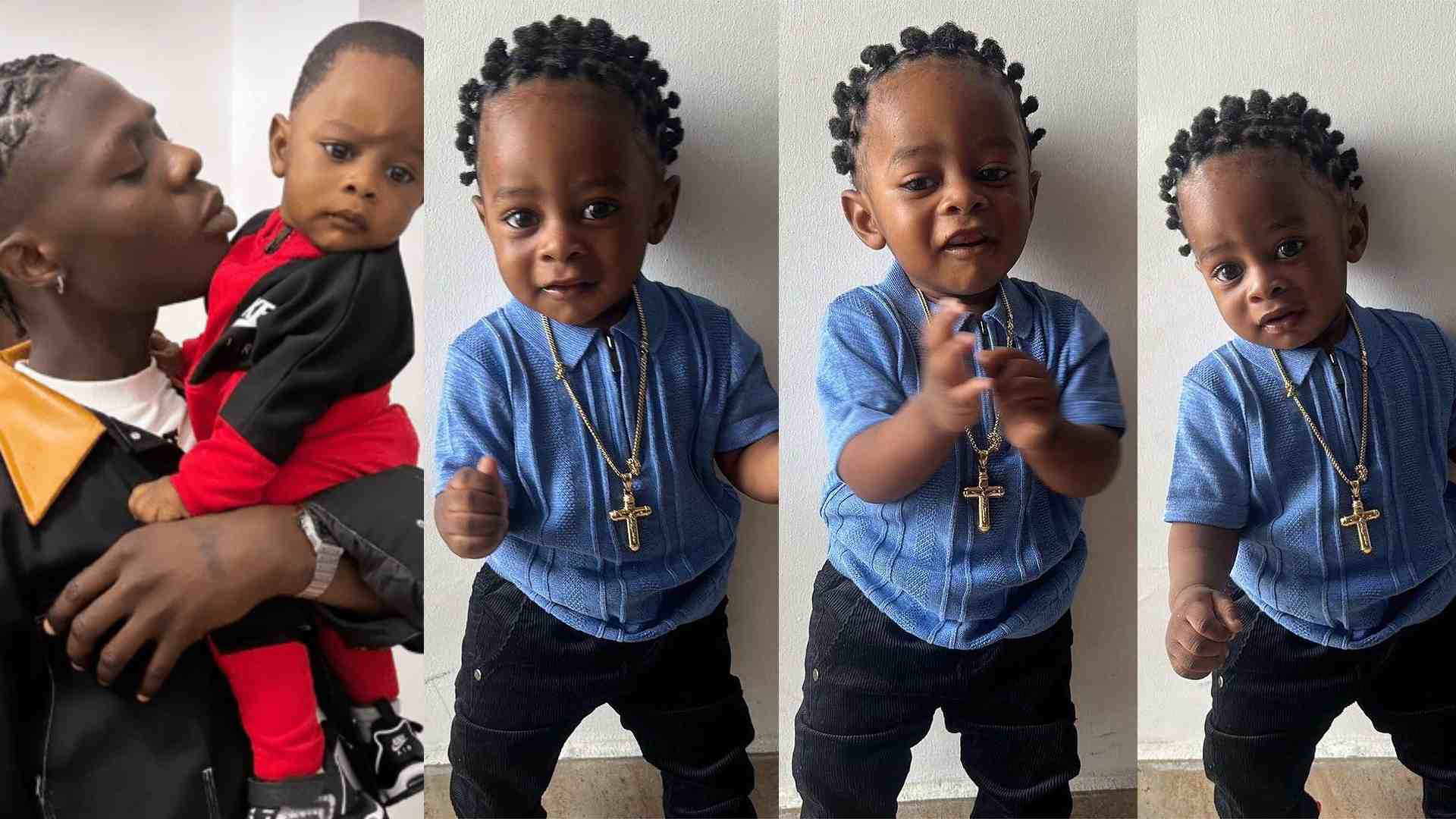 Adorable photos of Mohbad's son, Liam as he turns 8 months