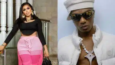 "We cover Wiz with the blood of Jesus" – Netizens pray as Bobrisky reiterates crush on WizKid