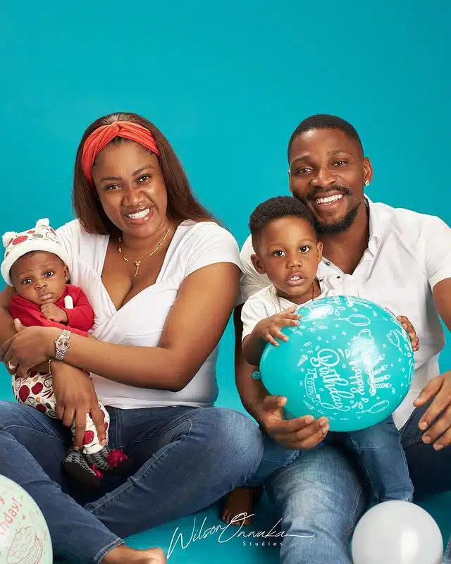 Tobi Bakre makes special prayer request as son clocks two