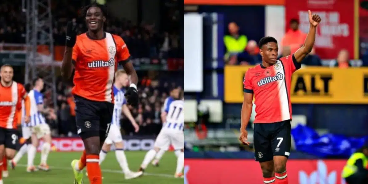 Adebayo, Ogbene: Nigerian starlets shine in Luton’s 4-0 win against Brighton