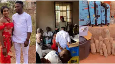 "Didn't do the needful initially" - Man goes back to wife's home after 6 years to repay her bride price