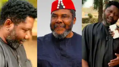 "Everyone says I am Pete Edochie's son" - Man with striking resemblance to legendary actor