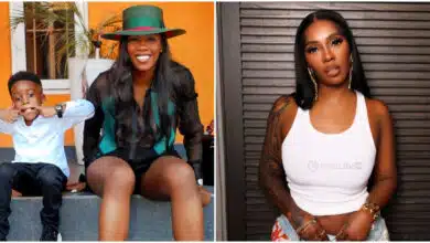 'I can see why everyone says Jamil is my twin' - Tiwa Savage says, shares throwback photo of herself