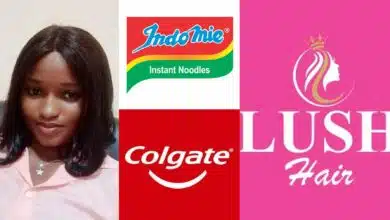 Mummy Zee Indomie lush hairs Colgate