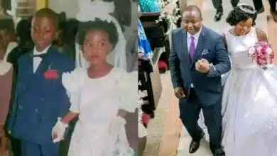 Man flower boy girl Weds childhood