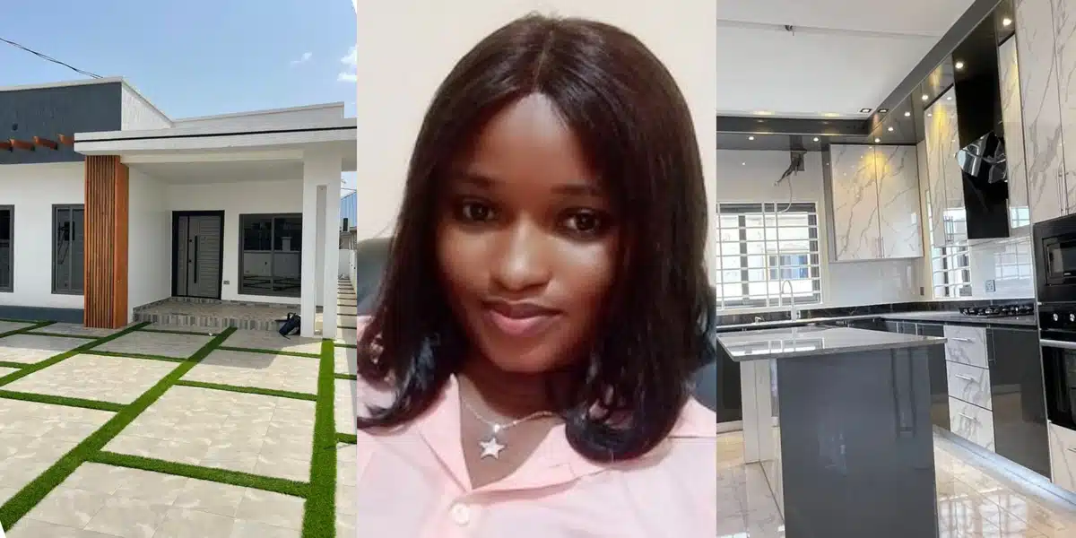 "You deserve everything" - Nigerian woman who woke up 4:50 am to cook husband promised a 3-bedroom bungalow