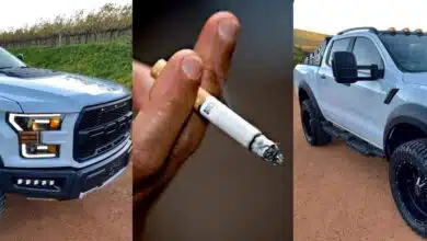 Nigerian man flaunts multi-million naira car after quitting smoking for 3 years