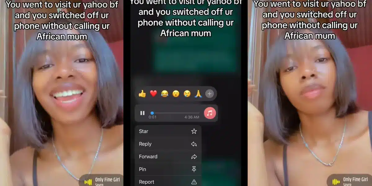 "Jesus oo, my pikin" - Mother gets heartbroken, cries as daughter switches off phone after visit to Yahoo boyfriend