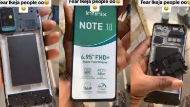 "No panel, no charging port" - Nigerian man falls victim to counterfeit Infinix Hot 10 phone in Computer Village, Lagos