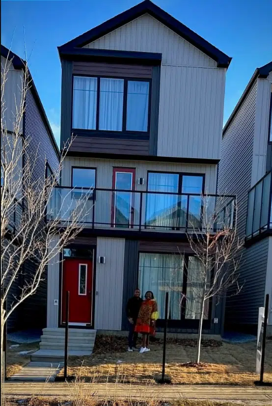 "Started 2023 as a tenant" - Woman stuns many as she becomes a homeowner after 1 year in Canada, flaunts her mansion online