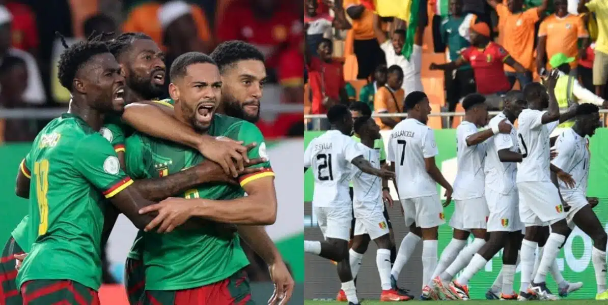 AFCON 2023: Cameroon draw 10 men Guinea in Group C