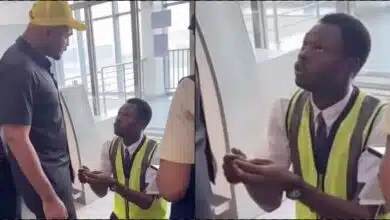 Drama as man catches airport staff attempting to transport drugs in his luggage