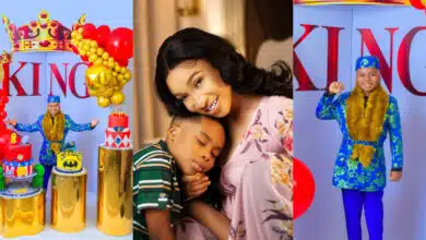 tonto dikeh son 8th birthday