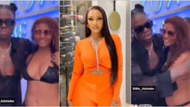"Why is she wearing only bra?"- Reactions as Osas Ighodaro links up with Rema