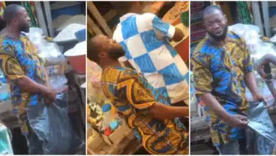 "What will my children eat tonight" - Man breaks down in tears in market over inability to buy food items with little money he had