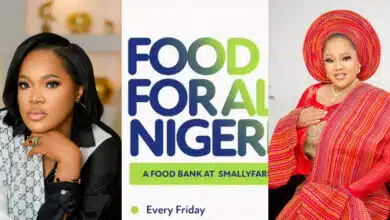 toyin abraham food bank friday