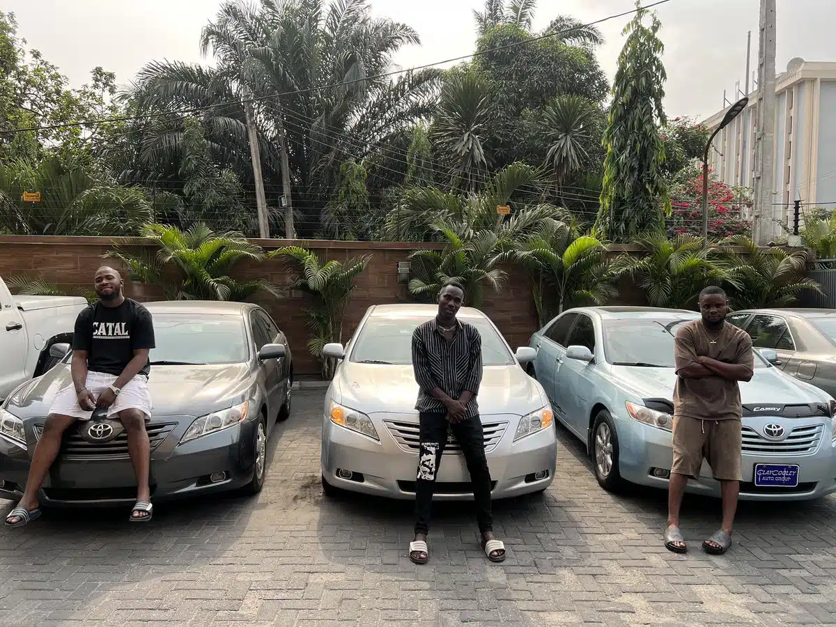 "Manage this small gift" - Sabinus gifts his colleagues three new cars 