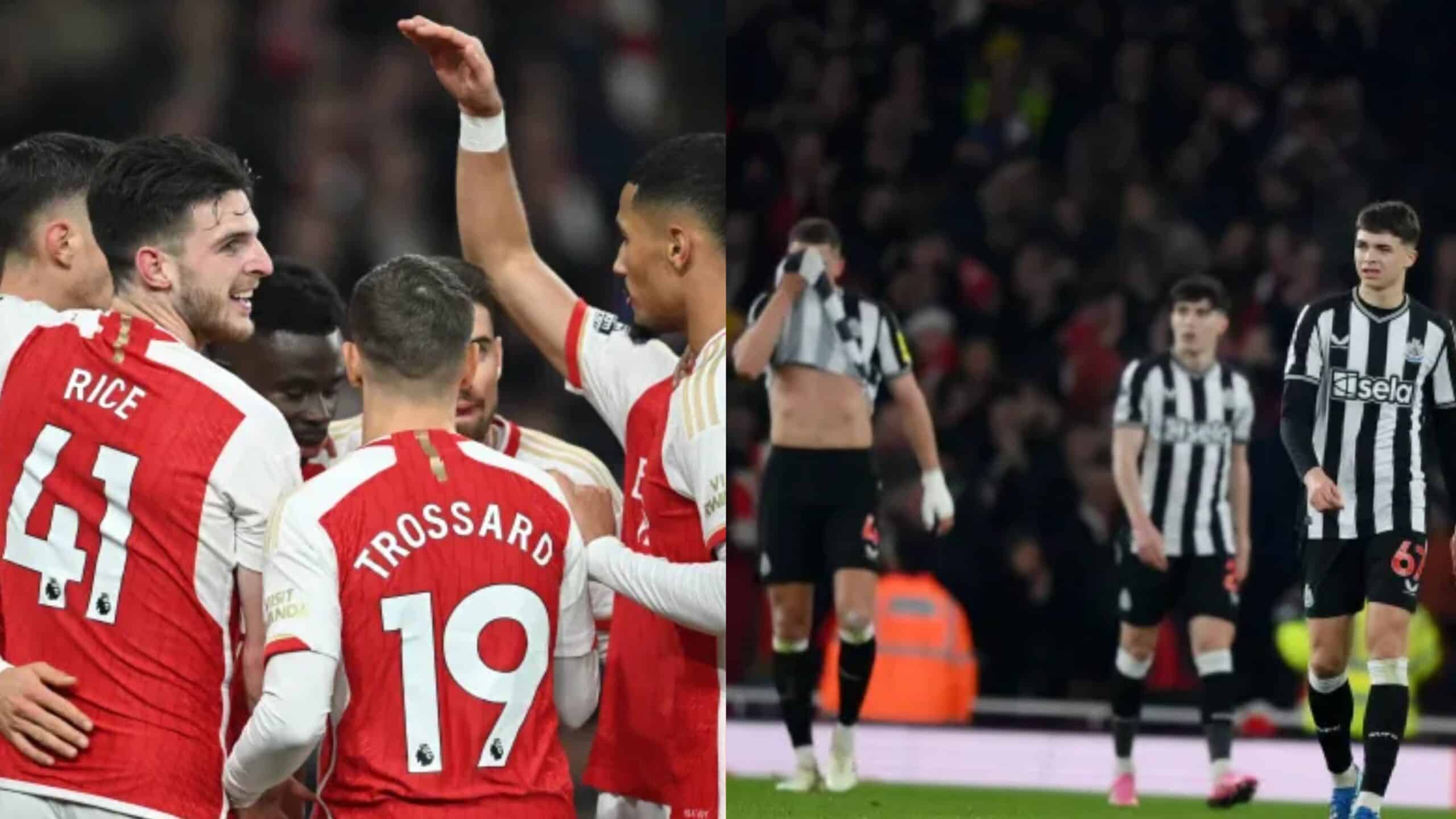 Havertz, Saka on target as Arsenal thrash Newcastle 4-1 to close in on 