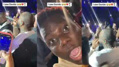 "Oh my God, David" - Unforgettable moment as fan shouts in excitement, touches Davido at sold-out O2 Arena concert