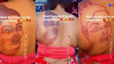 "Meet the love of my life, my sweet mum" - Ghanaian lady breaks the internet as she dedicates tattoo to her mother