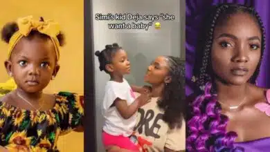 "No, we do not" - Simi shuts down daughter, Deja's request for a baby in hilarious video