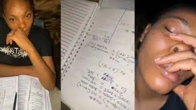 Heartwarming scene as Nigerian man films his sister reading for JAMB at 3 a.m. while he wakes to drink water