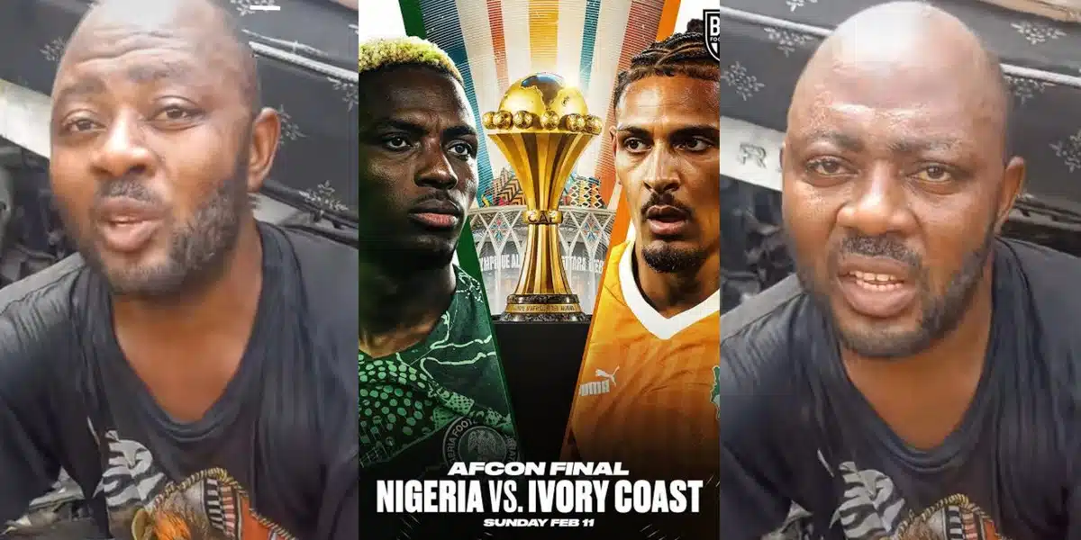 "If Nigeria wins, no benefit for me" - Nigerian man chooses ₦200k prize over Super Eagles winning 2023 AFCON Cup