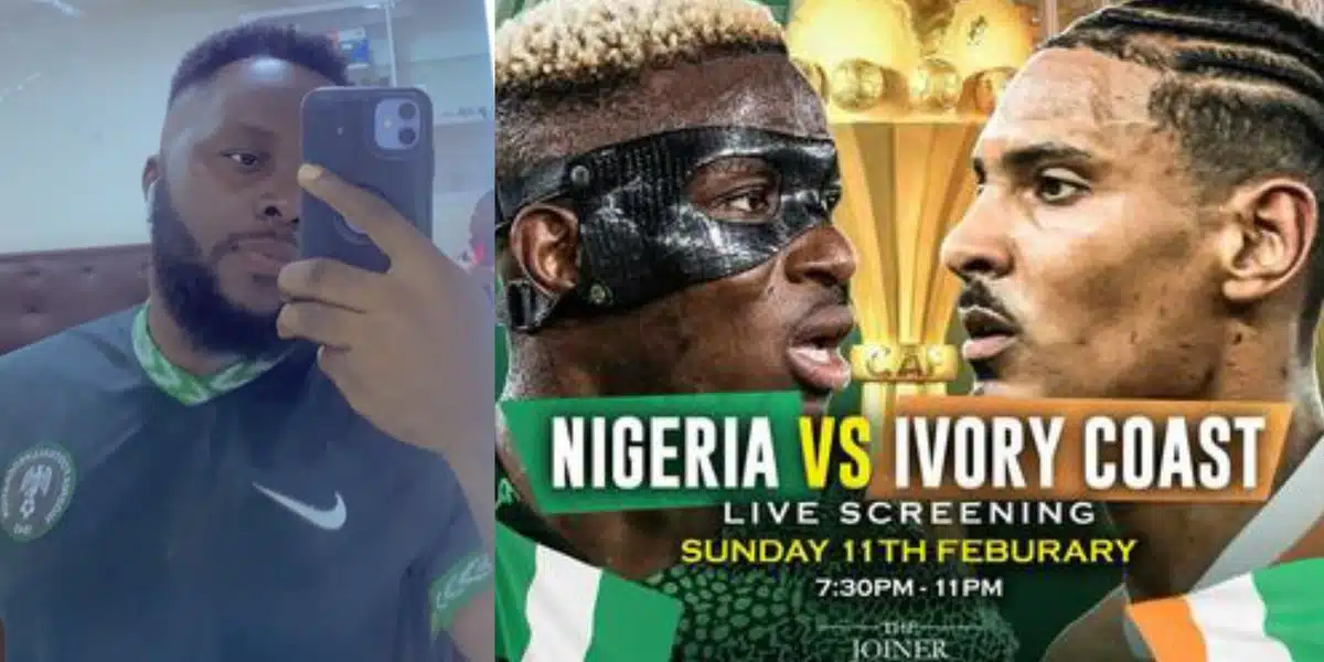 "Nigeria to win AFCON or 1$ to be ₦150?" - Man asks Nigerians to choose AFCON win or 1 Dollar to be ₦150